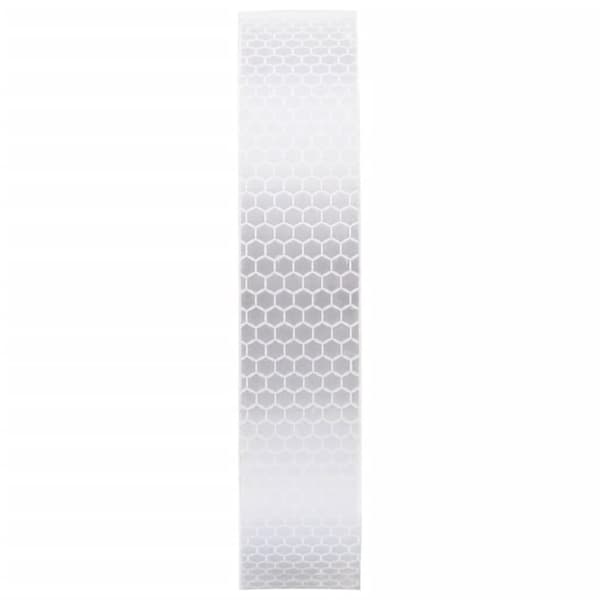 vidaXL reflekstape 2,5 cm x 20 m PVC hvid