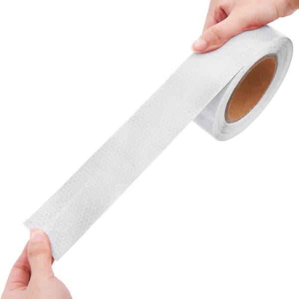 vidaXL Heijastinteippi valkoinen 5 cmx20 m PVC