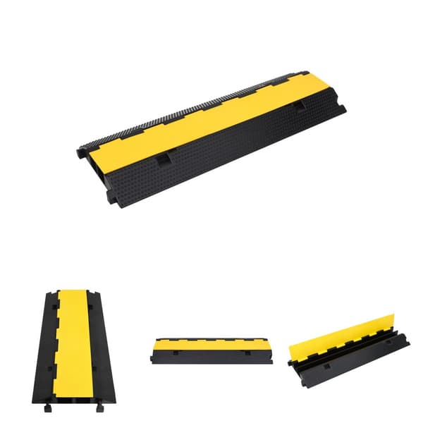 The Living Store kabelbro med 2 kanaler 100 cm gummi -  Vej- og trafikskilte