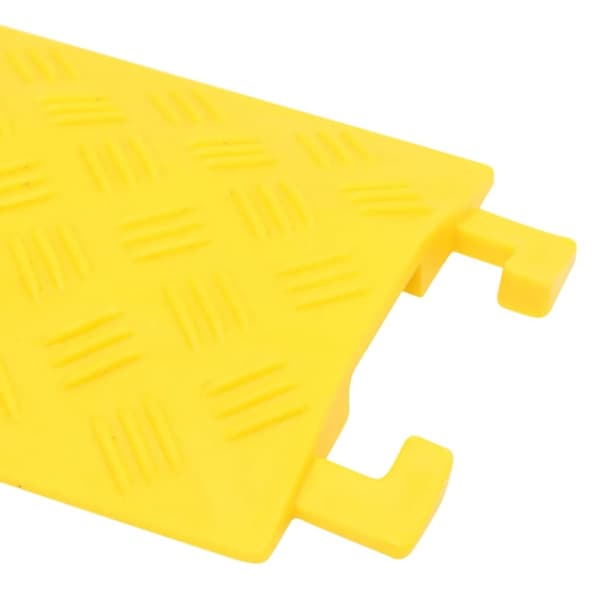 Vej- og trafikskilte - Living kabelbeskyttere 4 stk. 98,5 cm ramper gul