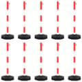 Miniatyrbillede 3 af 10: Trafikpælesæt med plastikkæde 10 m - Trafikstolpesæt - Trafikpælesæt - Home & Living