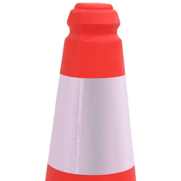 Heijastavat liikennekartiot vankoilla pohjilla 10 kpl 50 cm - Liikennekartio - Liikennekartiot - Home & Living