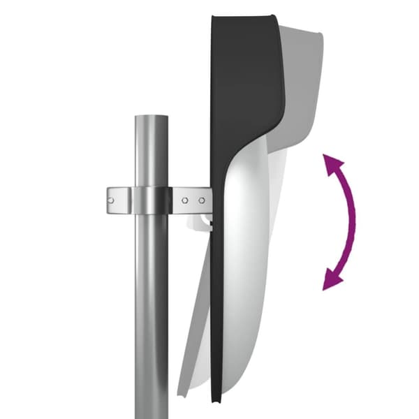 Udendørs konveks trafikspejl Ø60 cm polycarbonat sort - Trafikspejl - Trafikspejle - Home & Living
