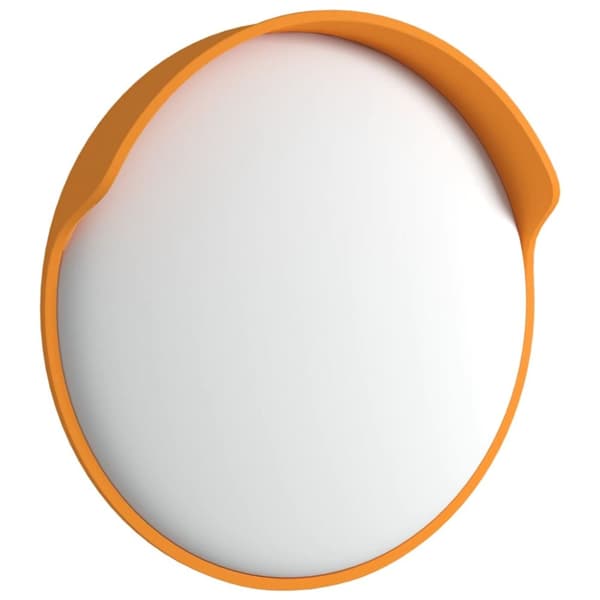 Liikennepeili kupera oranssi Ø30 cm polykarbonaatti - Liikennepeili - Liikennepeilit - Home & Living