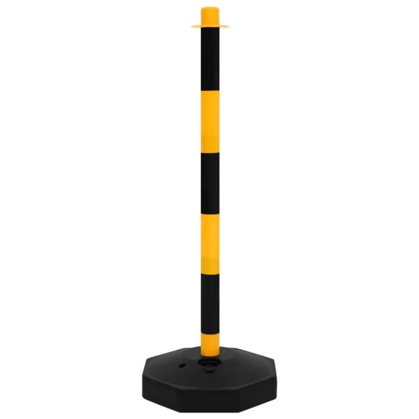 Stolpset med 10 m varningskedja plast - Stolpe - Stolpar - Home & Living