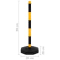 Miniatyrbild 10 av 10: Stolpset med 10 m varningskedja plast - Stolpe - Stolpar - Home & Living