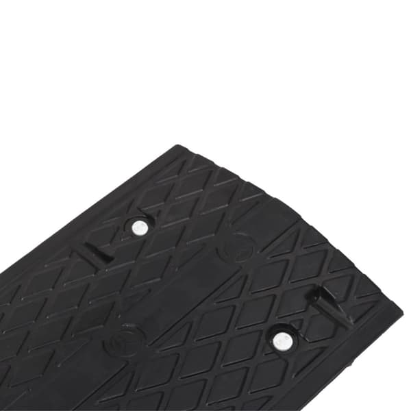 vejbump 97x32,5x4 cm gummi gul og sort