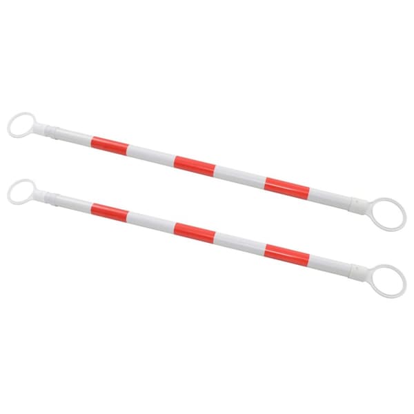 Utdragbara bommar 2 st plast 116-197 cm