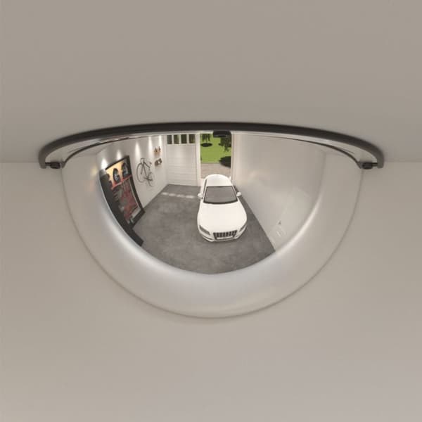Trafikspeglar kupol 2 st Ø40 cm 180° akryl