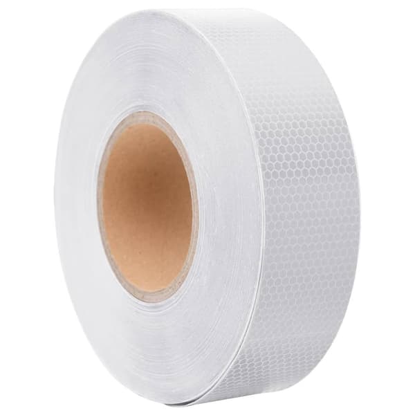 reflekstape 5 cm x 50 m PVC hvid