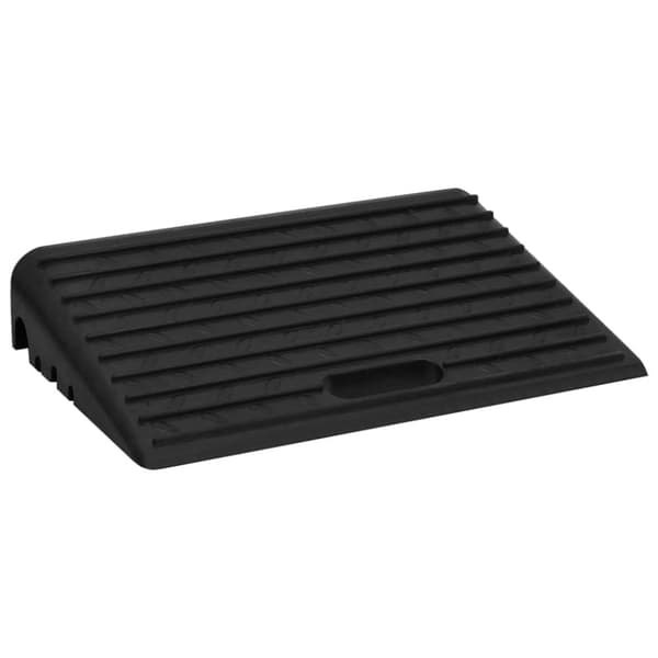 Trottoarramper 2 st 50x30x11 cm gummi