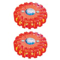 Miniatyrbild 1 av 2: ProPlus Varningspuckar med 16 LED 2 st orange