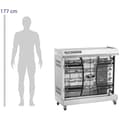 Miniatyrbild 2 av 6: Royal Catering - Kycklinggrill - 4 spett - Med belysning och hjul - Royal Catering