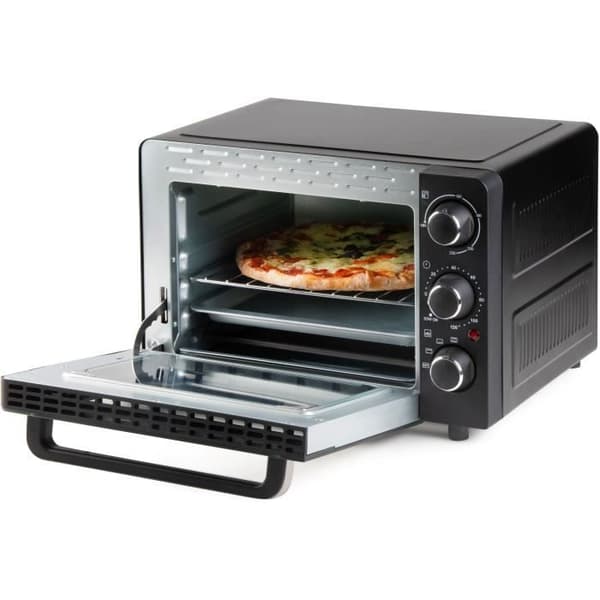 DOMO DO807GO mini bak- och snacksugn - 20 L - svart - 1300watt -
