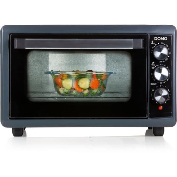 Mini varmluftsugn - DOMO DO518GO - 38 L - Svart - 1300 W - 90 min timer