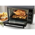 Miniatyrbild 4 av 6: BRANDT Multifunktionsugn 35L 1500 Watt rotisserie FC350MUB svart