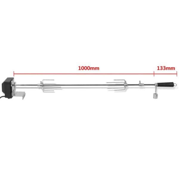 vidaXL Grillivarras moottorilla teräs 1000 mm -  Paahto- & grilliuunit