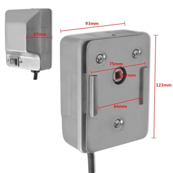 vidaXL Grillivarras Moottorilla Teräs 1000 mm -  Paahto- & grilliuunit