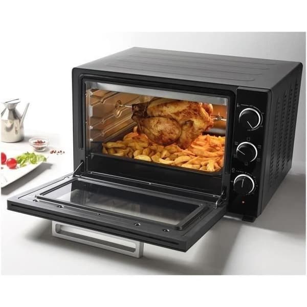 BRANDT - Mini multifunktionsugn - Fristående ugn - 2200W - 60 L - svart - FC609MUB