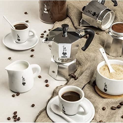 Cafékanna Italienne - Bialetti - Moka Express - Aluminium - Silver - 6 Koppar