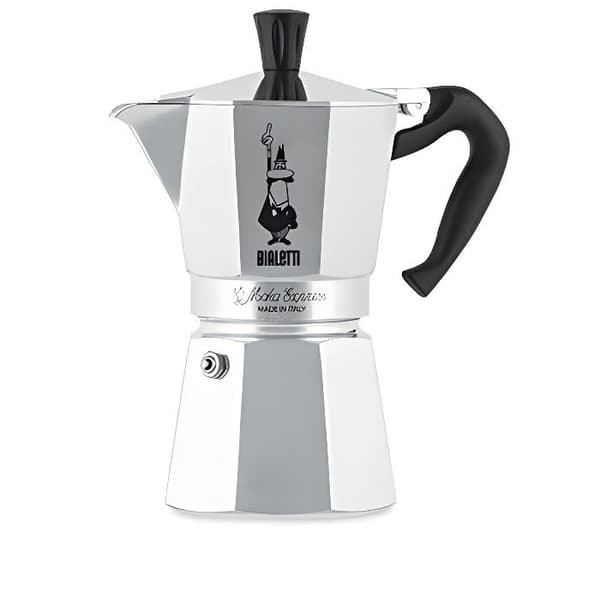 Cafékanna Italienne - Bialetti - Moka Express - Aluminium - Silver - 6 Koppar