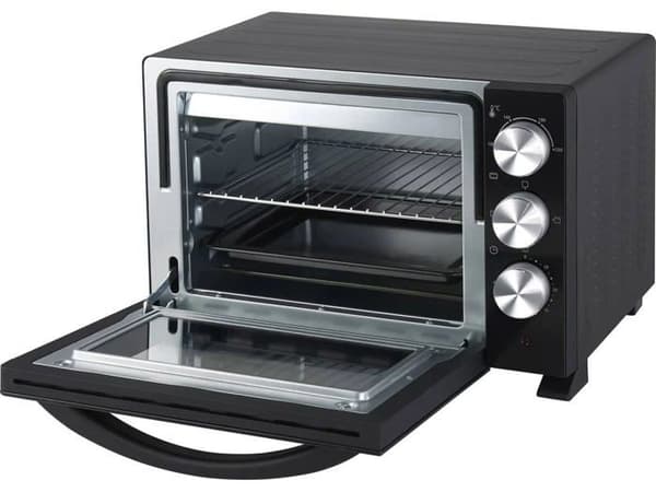 Miniugn - Becken rotisserie - 7623958 - Desktop elektrisk ugn, kapacitet 20 L, 1380 W, 60 min timer, svart ()
