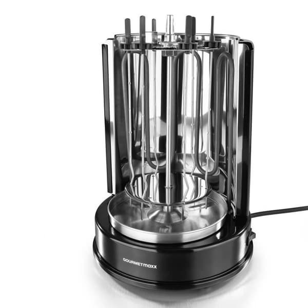 Gourmetmaxx 5914 Rotisserie - Gourmetmaxx - Kebab Grillspett - 1400W - Grå