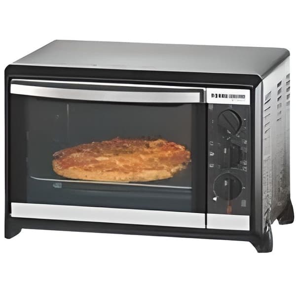 Elektrisk ugn - ROMMELSBACHER - BG 1055-E - 1050 Watt - 18 L - Svart och rostfritt stål