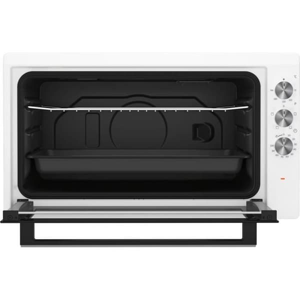 Miniugn - BEKO - BC50W - 50 L - Naturlig varmluft - 4 funktioner - 2 fönster - Avtagbar helglaslucka - Vit