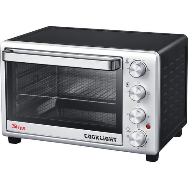 Sirge FORNO28CL Elektrisk ugn med innerbelysning Ventilerad Fornetto 28 Liter 1500 Watt med rotisserie