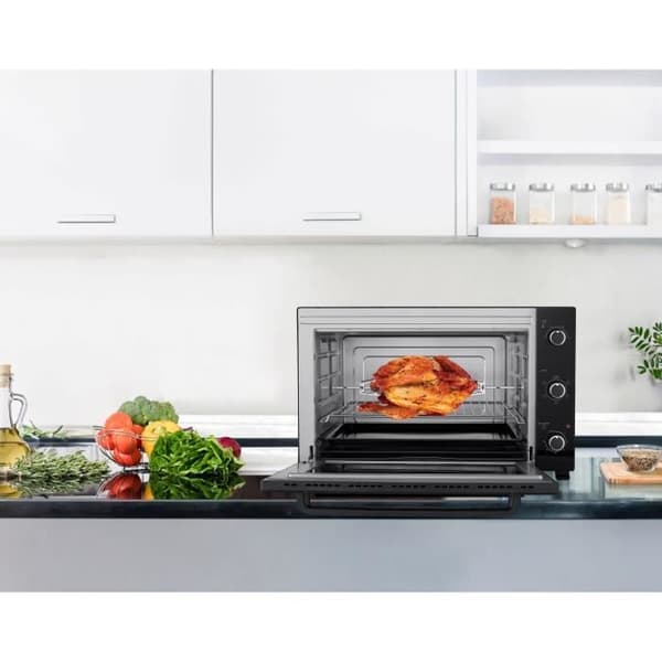 Elektrisk miniugn - Fläktstödd - CONTINENTAL EDISON - CEMF80B - Svart - L68 x H42,8 x D 48 cm