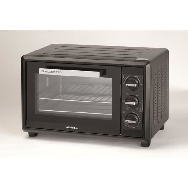 ARIETE 985 Grangusto elektrisk ugn - 28L - Svart - Justerbar termostat och 6 matlagningsfunktioner