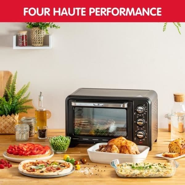 MOULINEX Optimo Elugn, Fristående, 19 L, Kompakt, konvektionsvärme, 6 lägen, Termostat 240 °C, Timer OX444810