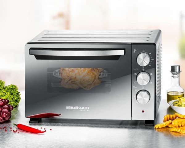 Miniugn - Rommelsbacher rotisserie - BGS 1400 - Romm Back- und Grillofen | 230 V - 1380 W