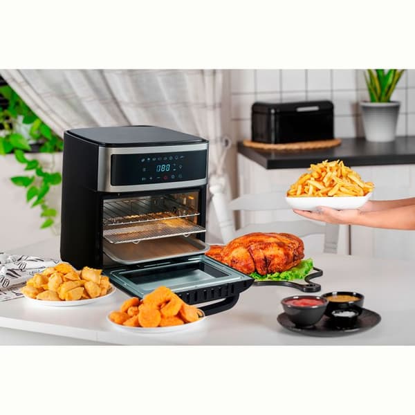Fyra Luftfritöser 13 L utan olja, 8 program, Temperatur 40-200 °C Adler AD6309 2500W 03168