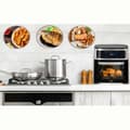 Miniatyrbild 4 av 6: Fyra Luftfritöser 13 L utan olja, 8 program, Temperatur 40-200 °C Adler AD6309 2500W 03168