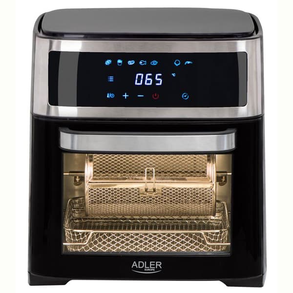 Fyra Luftfritöser 13 L utan olja, 8 program, Temperatur 40-200 °C Adler AD6309 2500W 03168