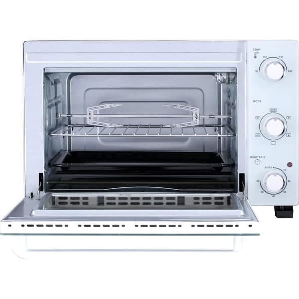 CONTINENTAL EDISON CEMF35W - Elektrisk miniugn 35L vit - 1500W - Rotisserie, Naturlig konvektion