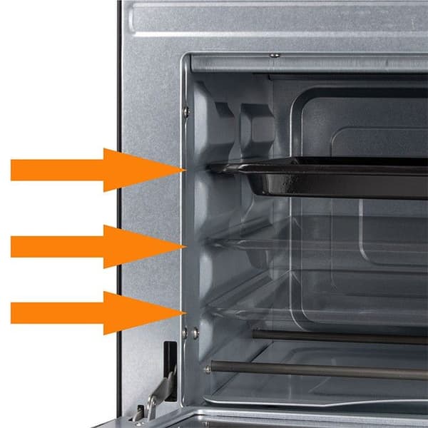 Multifunktionsugn - CLATRONIC - MBG 3726 - 20 liter - Svart - Över- och undervärme