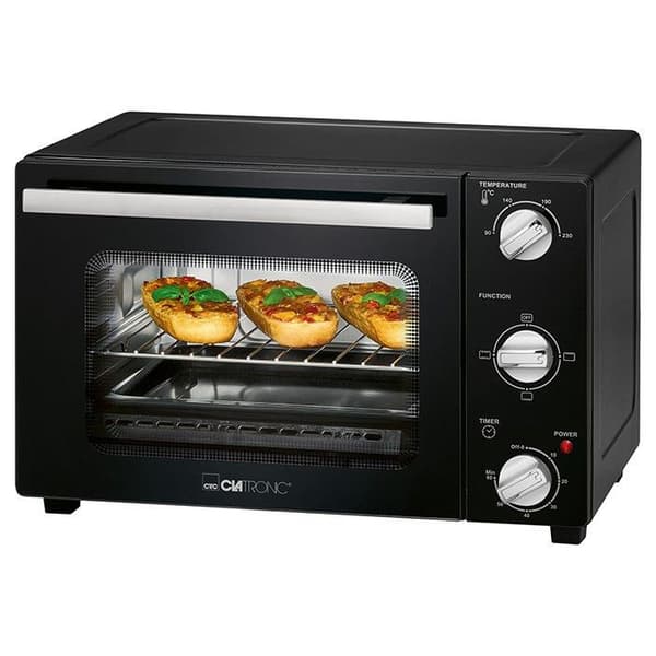 Multifunktionsugn - CLATRONIC - MBG 3726 - 20 liter - Svart - Över- och undervärme