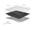 Miniatyrbild 4 av 4: ICQN Mini fyra 20L 1500 W Varmluftsugn