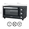 Miniatyrbild 2 av 4: ICQN Mini fyra 20L 1500 W Varmluftsugn