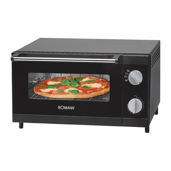 Bomann MPO 2246 CB 12L pizzaugn Svart - BOMANN - Över- och undervärme - Timer - 1000 Watt