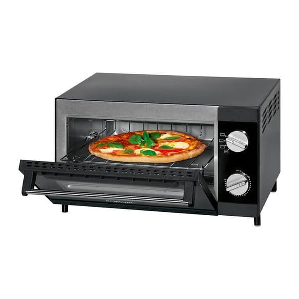 Bomann MPO 2246 CB 12L pizzaugn Svart - BOMANN - Över- och undervärme - Timer - 1000 Watt