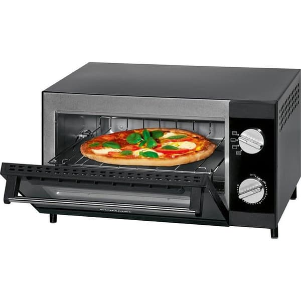 Bomann MPO 2246 CB 12L pizzaugn Svart - BOMANN - Över- och undervärme - Timer - 1000 Watt