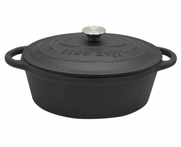 Rotisseri - elektrisk spetsslakt Kinghoff - KH-1531 - Rötter i GJUTJÄRN 33 cm 6,2 L