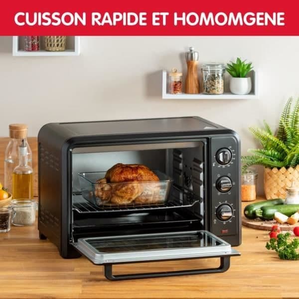 MOULINEX Optimo Elektrisk ugn, Stående, 33L, varmluft, 6 lägen, Termostat 240 °C, Timer OX464810