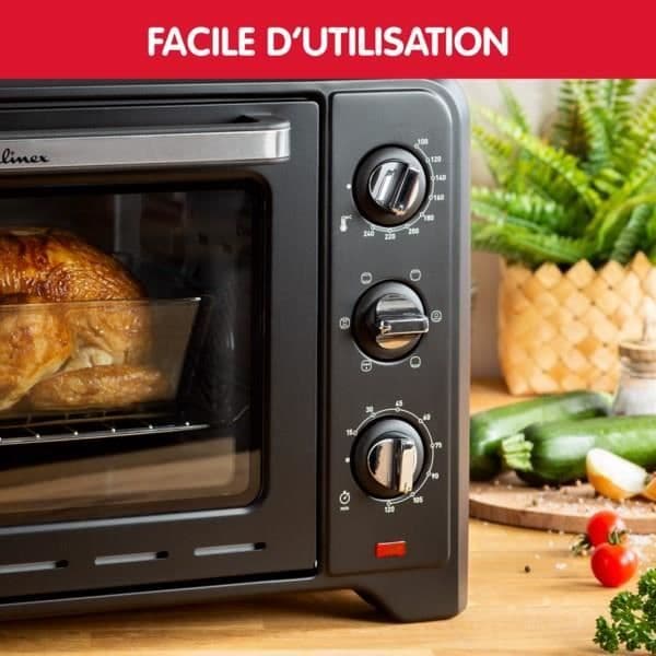 MOULINEX Optimo Elektrisk ugn, Stående, 33L, varmluft, 6 lägen, Termostat 240 °C, Timer OX464810