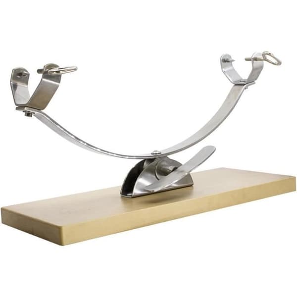 Bas Jamonero - Flores Cortés - INOX Dipper - Trä - Professionell - Svängande Stöd