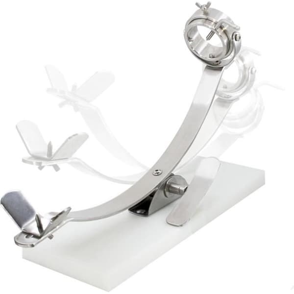 Swivel jamonero - Flores Cortés - Fiberrocker - Vit färg - Professionellt stöd